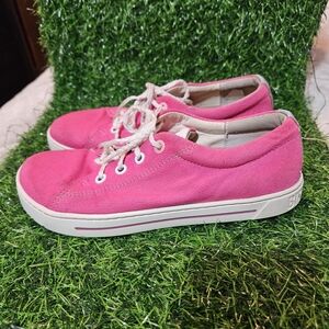 Birkenstock Kids Sneakers in Pink and White size 34 eu